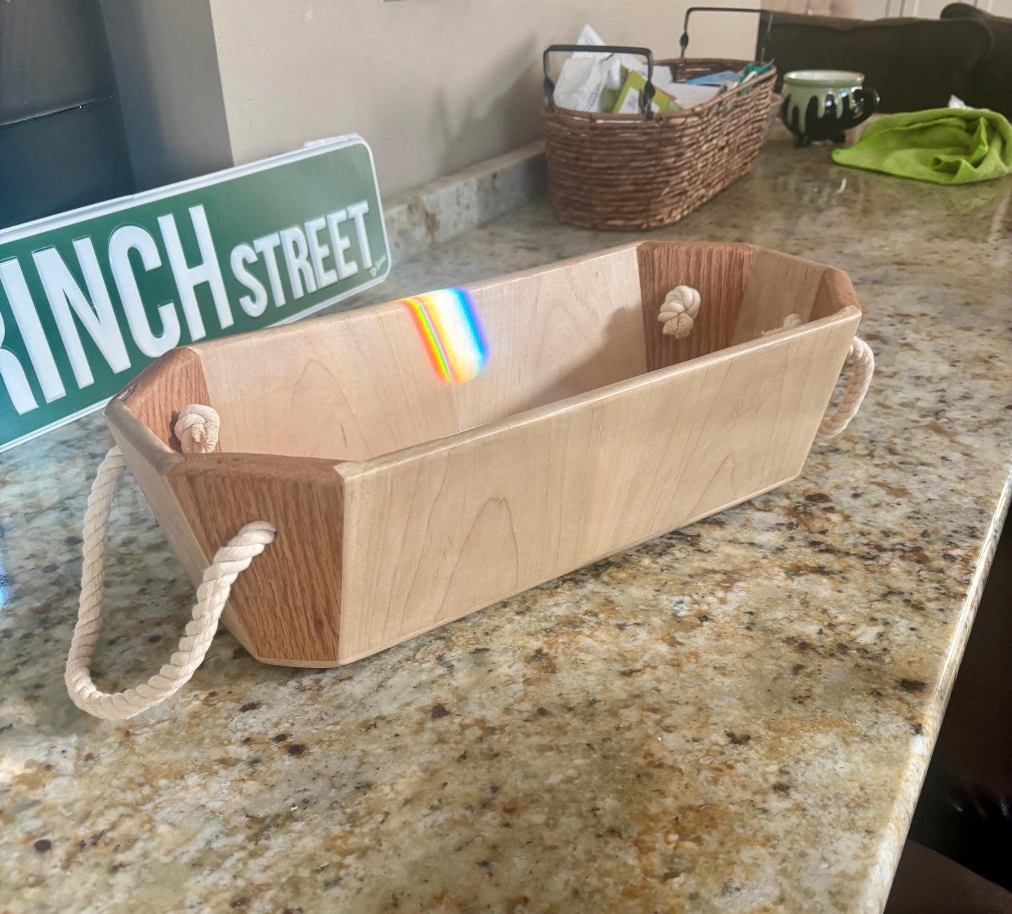 Maple & Oak Basket / Countertop Bowl
