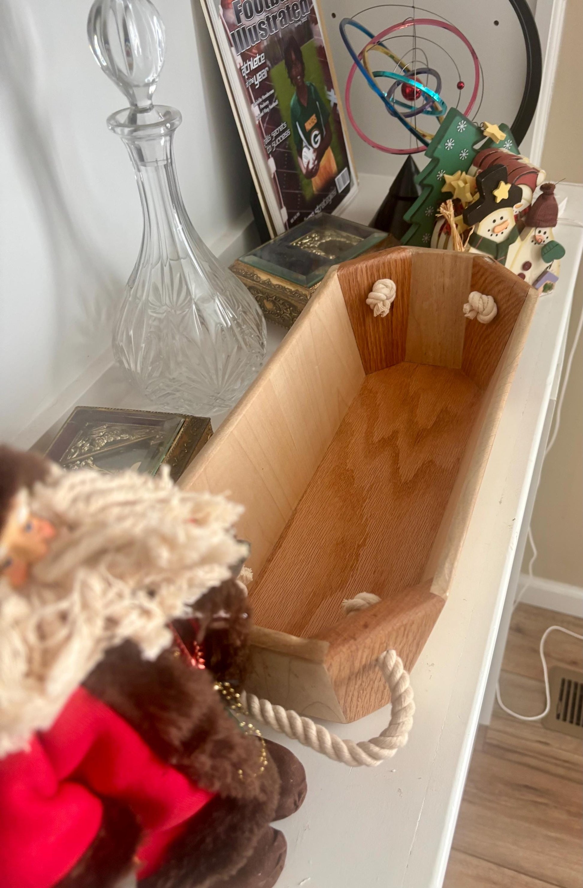 Maple & Oak Basket / Countertop Bowl