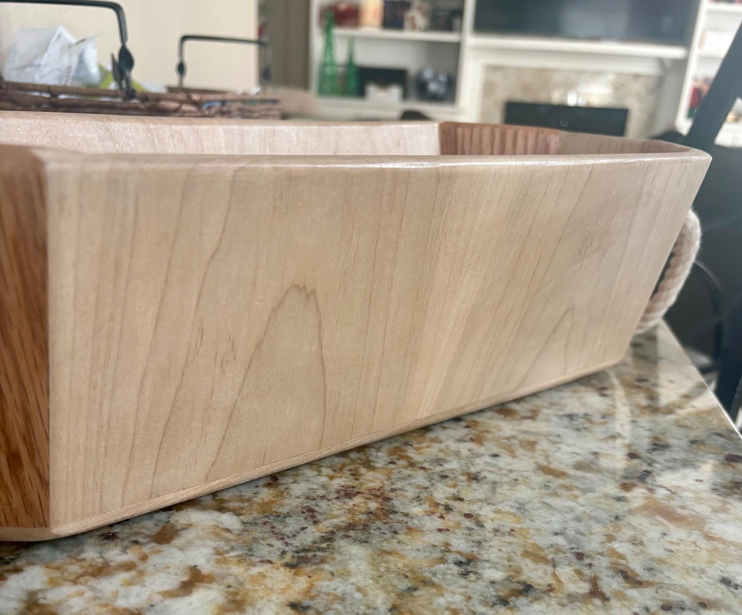 Maple & Oak Basket / Countertop Bowl