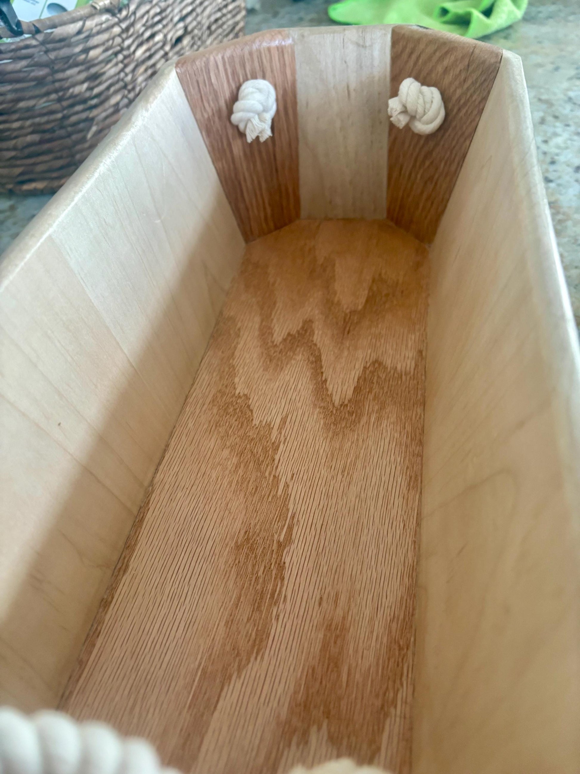 Maple & Oak Basket / Countertop Bowl