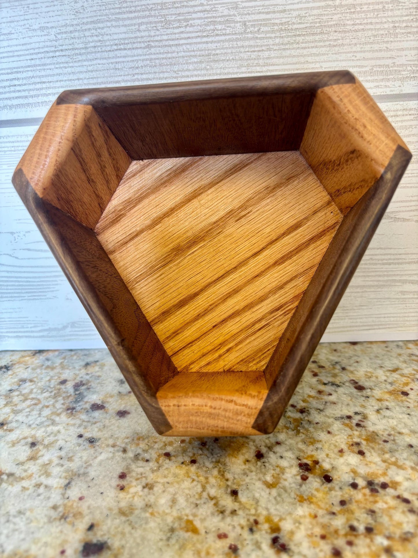 Handcrafted Walnut & Oak Keepsake Box: Countertop Memory Box
