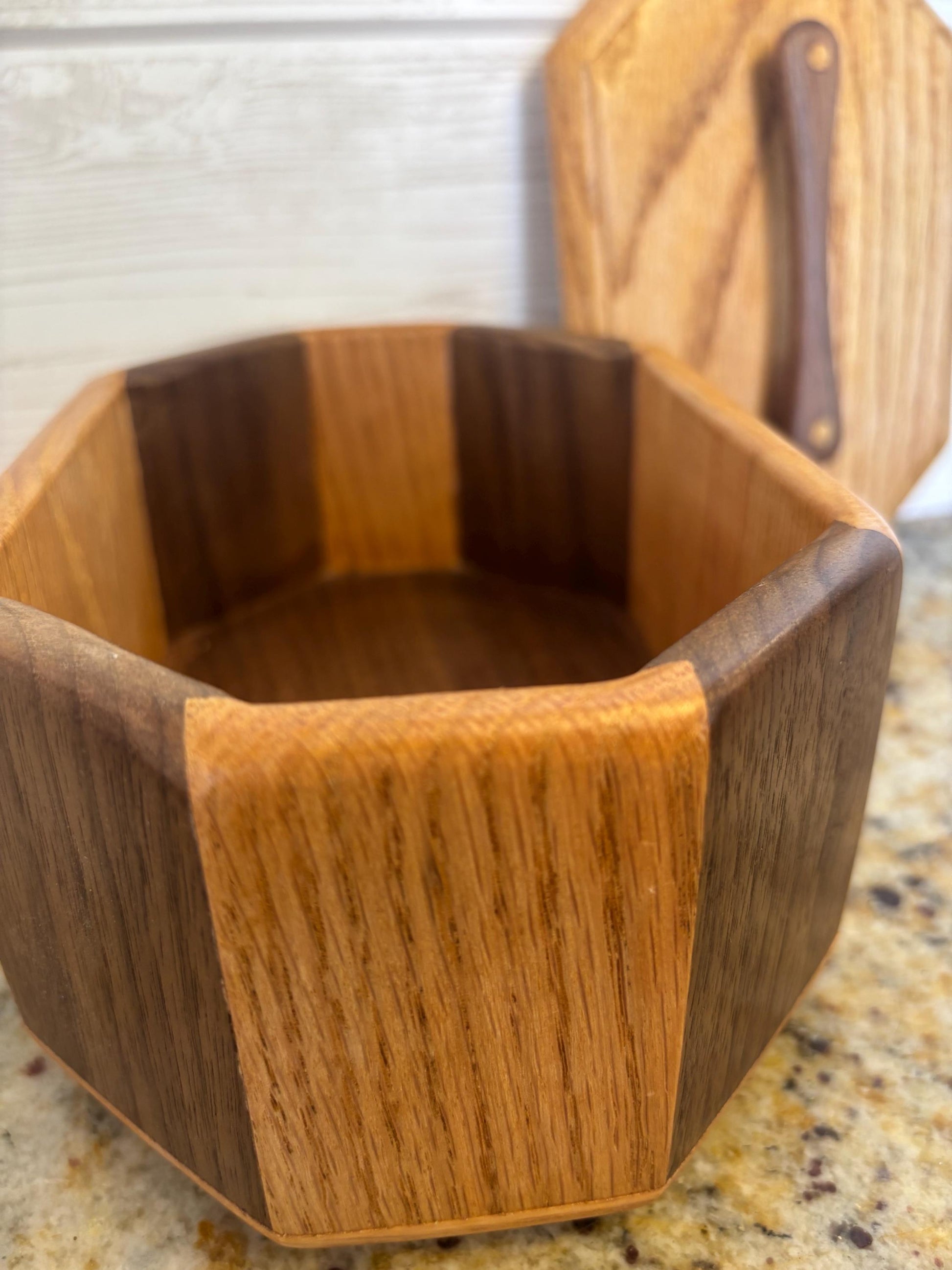 Oak & Walnut Keepsake box / Countertop box