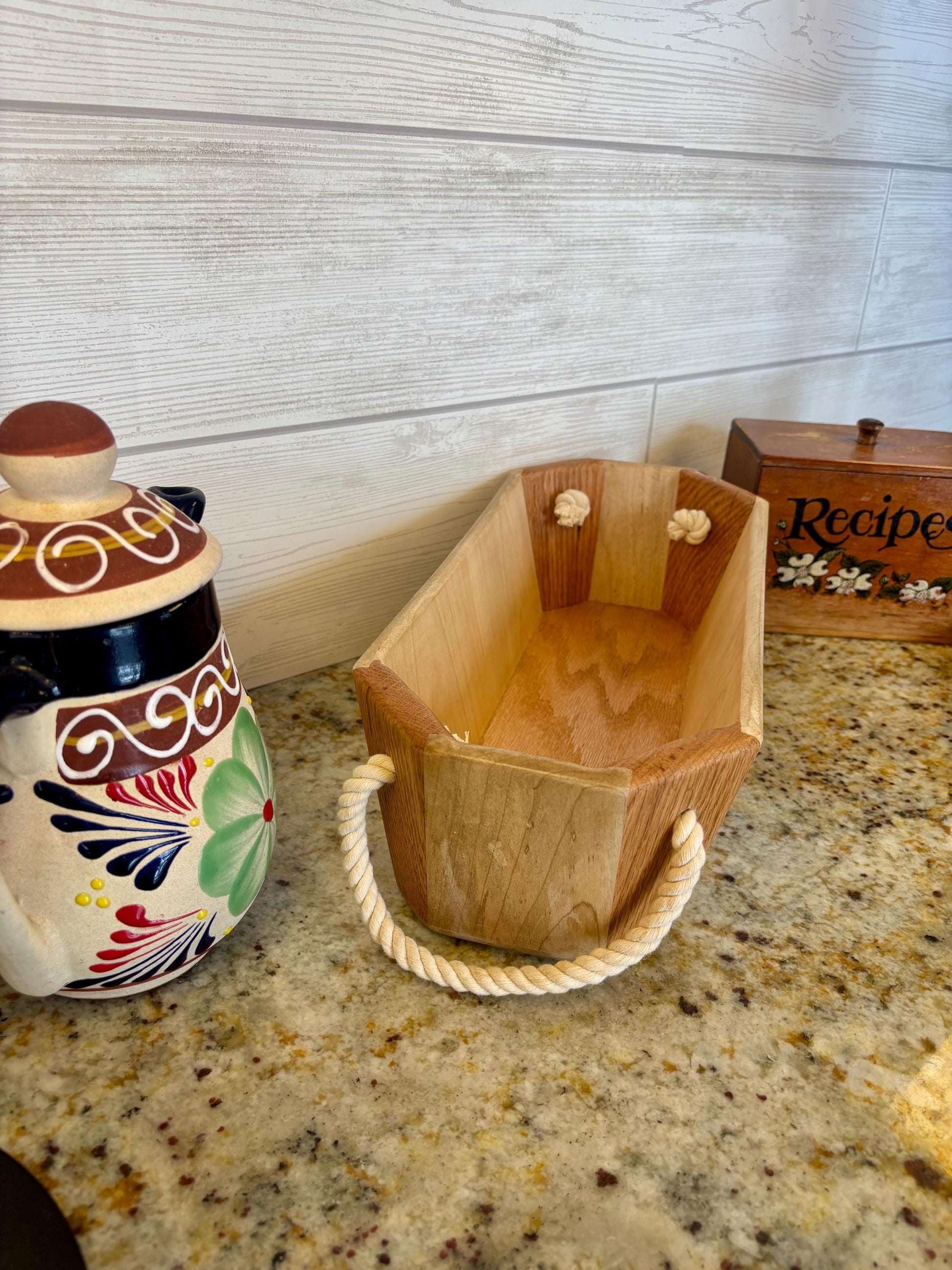 Maple & Oak Basket / Countertop Bowl