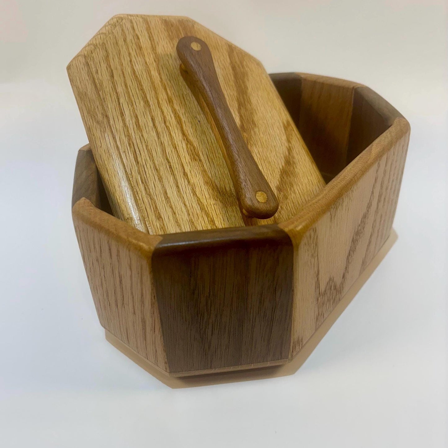 Oak & Walnut Keepsake box / Countertop box