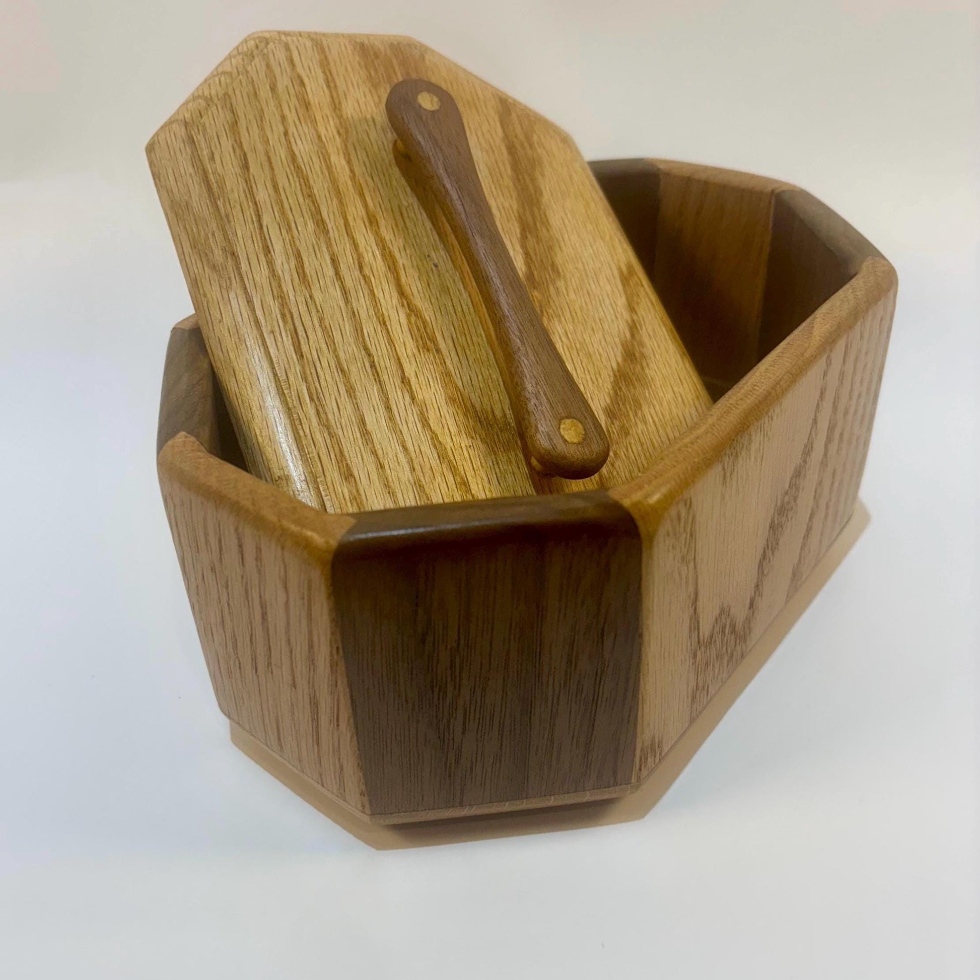 Oak & Walnut Keepsake box / Countertop box