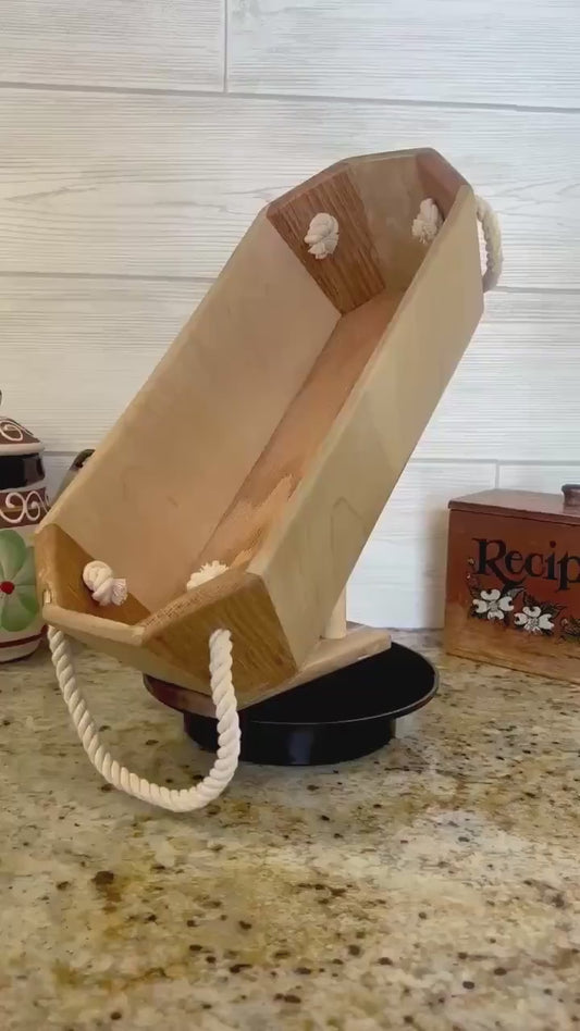 Maple & Oak Basket / Countertop Bowl